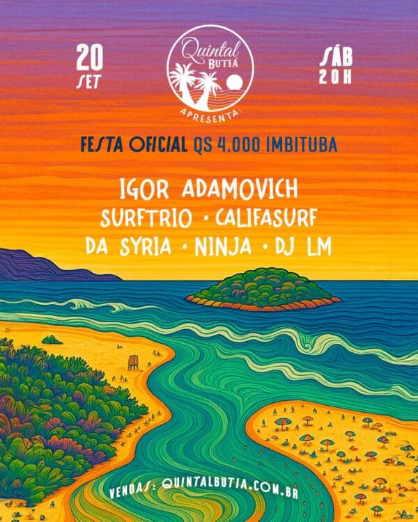 FESTA OFICIAL QS 4.000 NO QUINTAL BUTIÁ - SÁBADO, 20 DE SETEMBRO