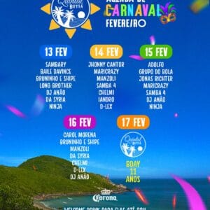 CARNAVAL NO QUINTAL BUTIÁ - SEXTA, 13 DE FEVEREIRO